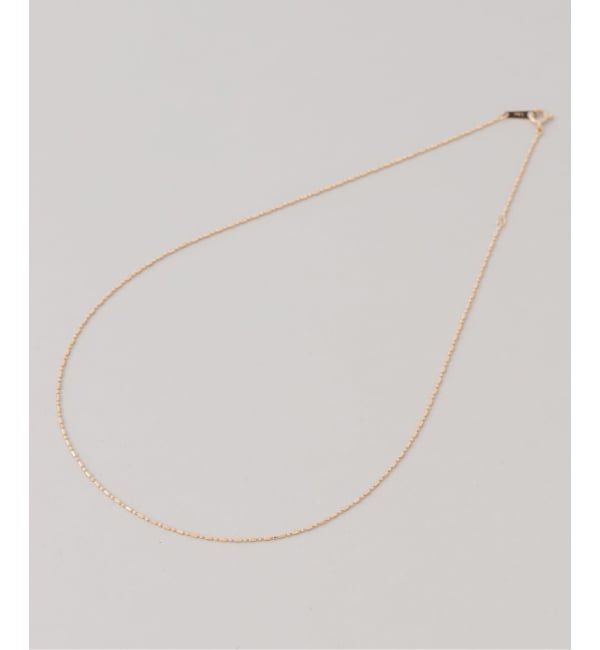 Lilas by Spick&Span「《予約》プラムチェーンネックレス K18」|ネックレス|