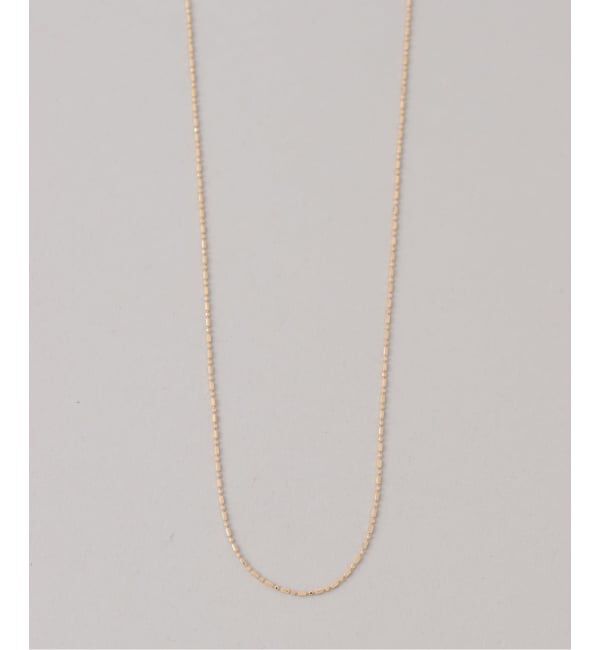 Lilas by Spick&Span「《予約》プラムチェーンネックレス K18」|ネックレス|