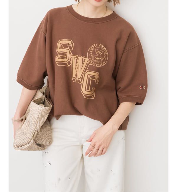 Spick and Span「《予約》Champion/チャンピオン REVERSE WEAVE SHORT SLEEVE SWEA」|スウェット・ジャージ|