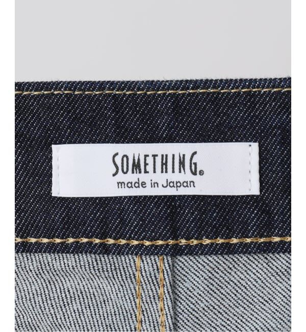  「【洗える】SOMETHING / サムシング LISA LACE UP WIDE」|デニム|