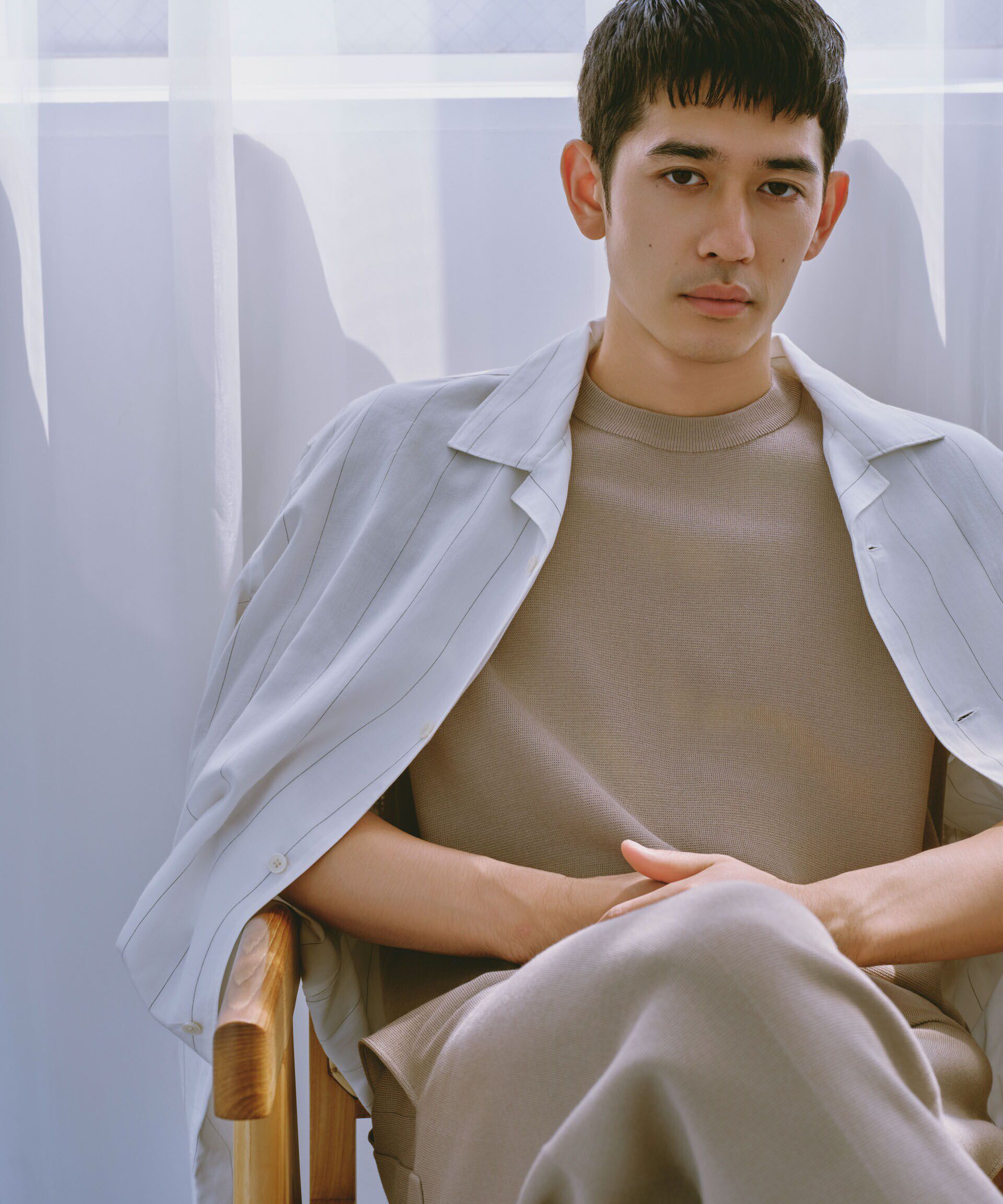 nano･universe「14ゲージミラノリブニット タンクトップ(手洗い可能)」|ニット・セーター|