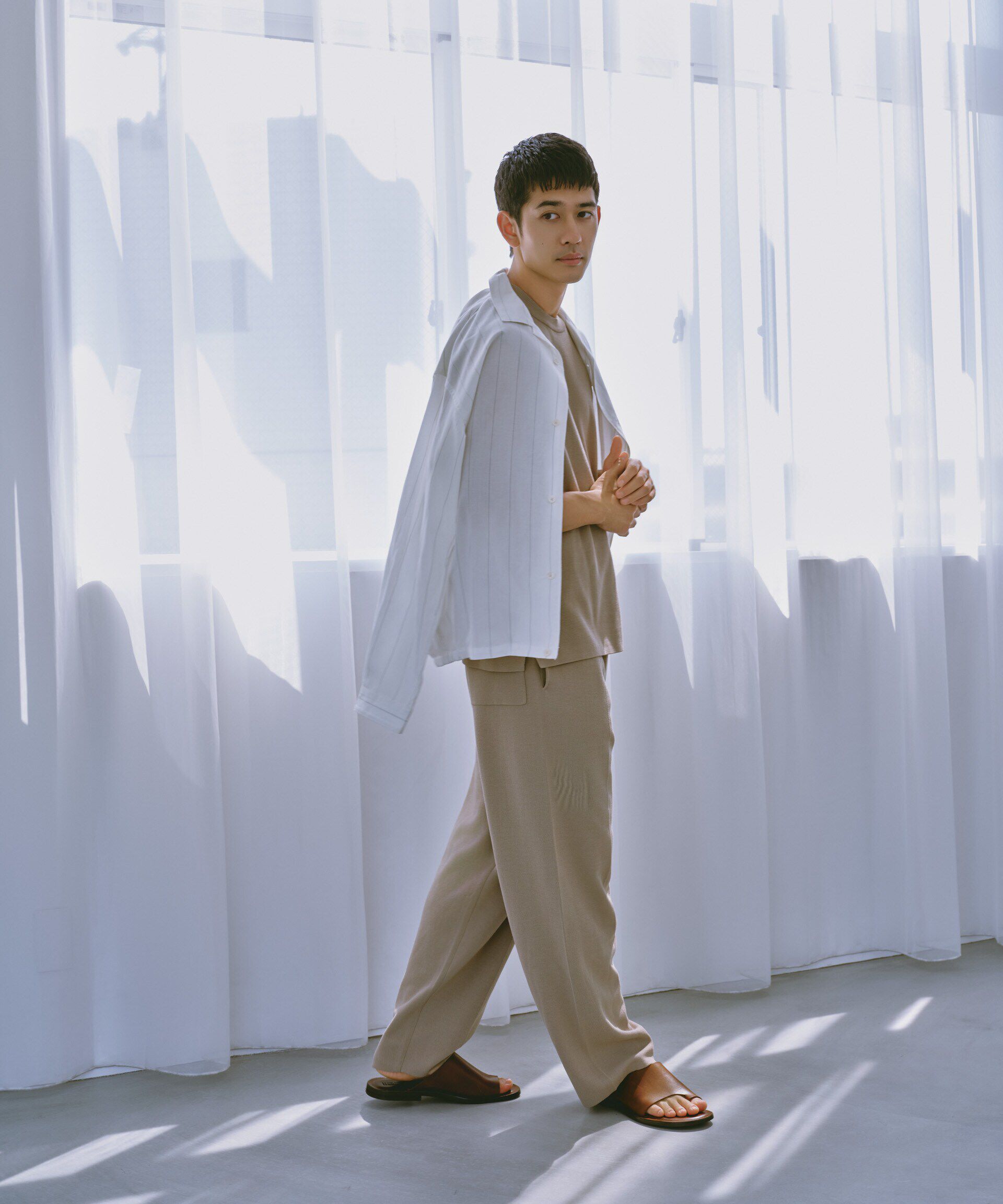 nano･universe「14ゲージミラノリブニット タンクトップ(手洗い可能)」|ニット・セーター|