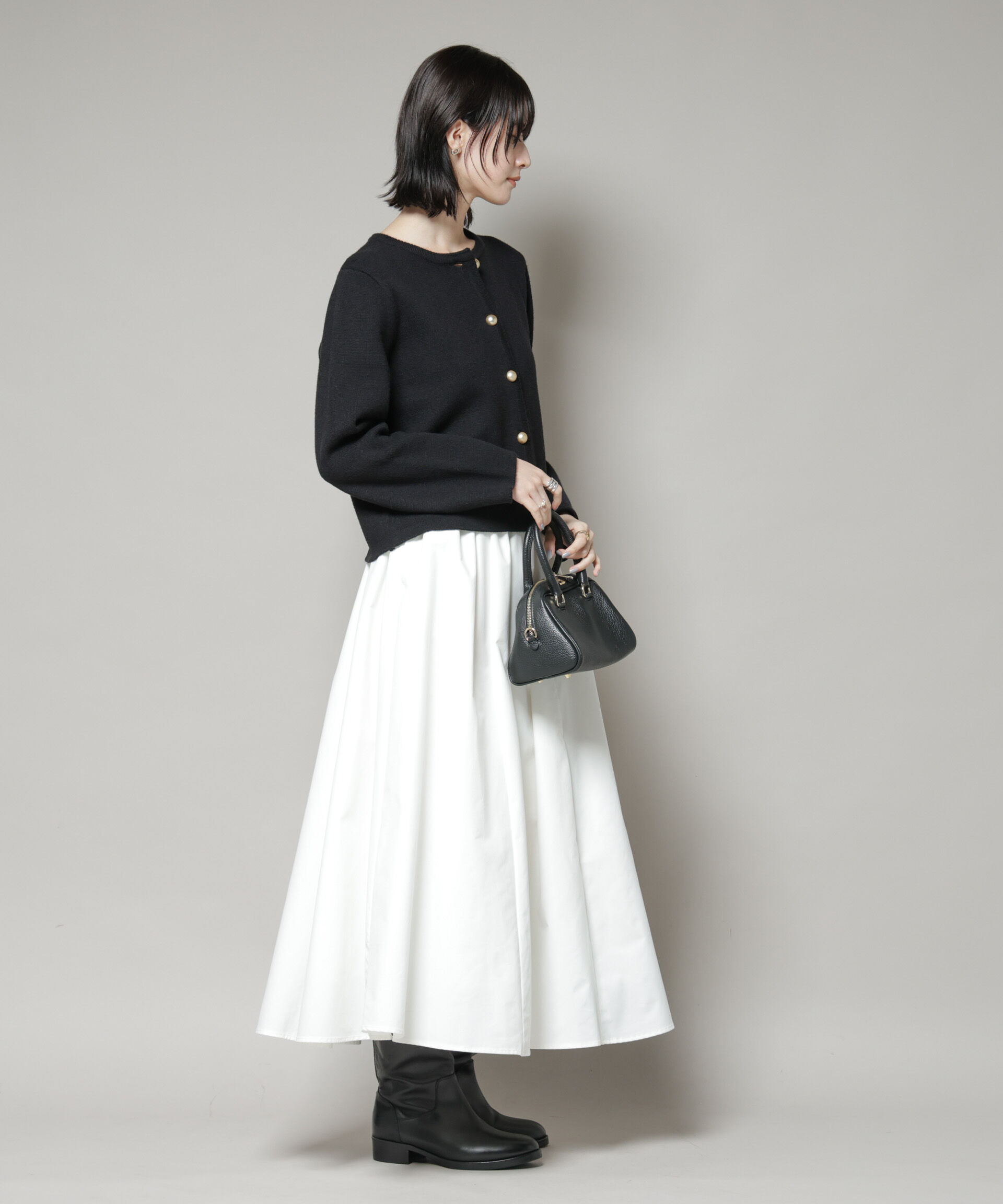 nano･universe「ミラノリブニットジャケット」|ニット・セーター|