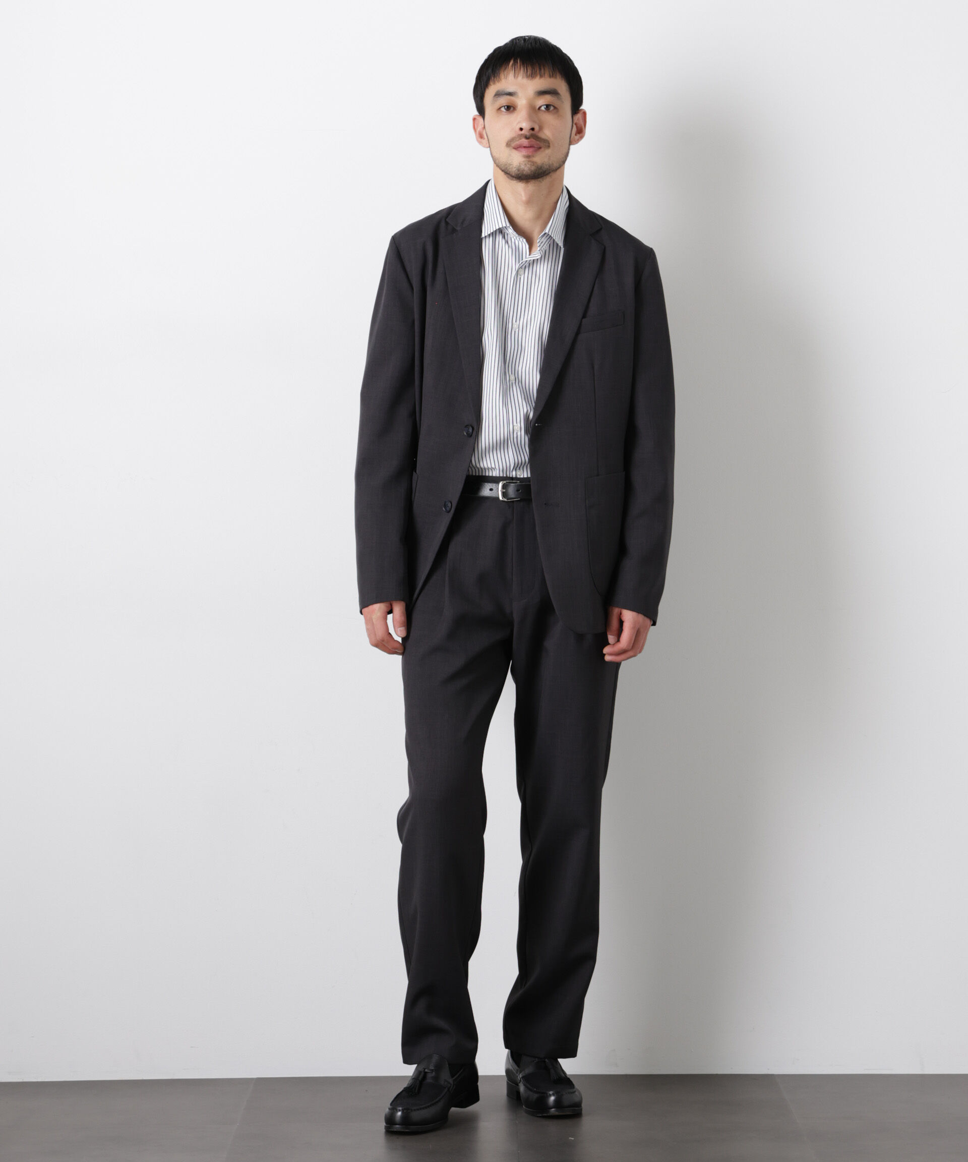 nano･universe「ポリエステルツイル セットアップ(洗濯機洗い可能)」|スーツ|