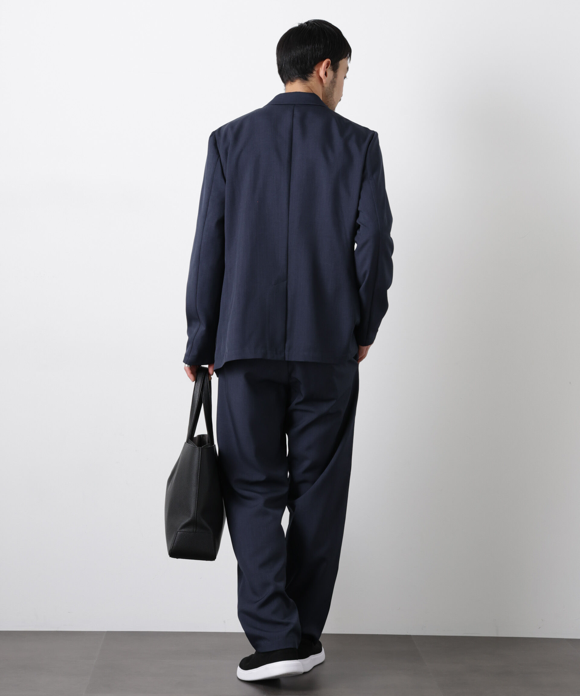 nano･universe「ポリエステルツイル セットアップ(洗濯機洗い可能)」|スーツ|