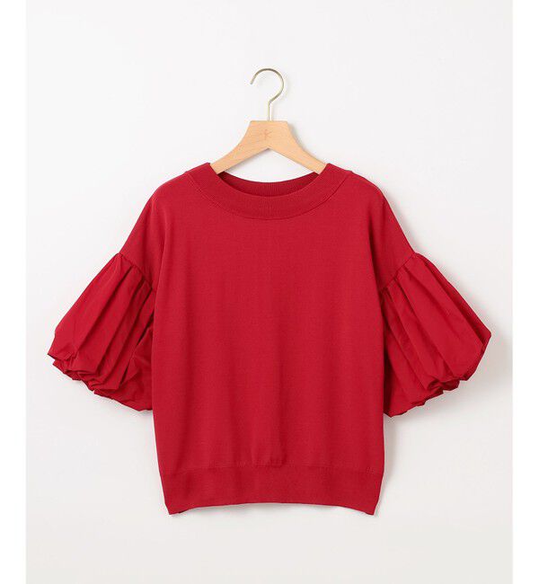 組曲「ストレッチクリアパフ袖 ニット」|ニット・セーター|