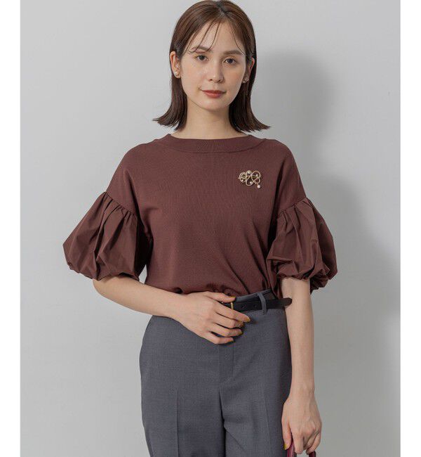 組曲「ストレッチクリアパフ袖 ニット」|ニット・セーター|