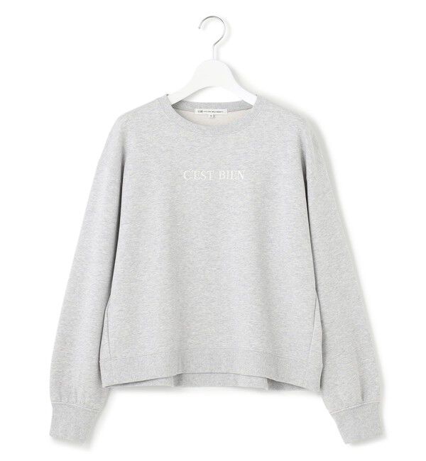 23区「【一部店舗限定/洗える】クリアコットンテリー セットアップ ロゴ スウェット」|Tシャツ・カットソー|