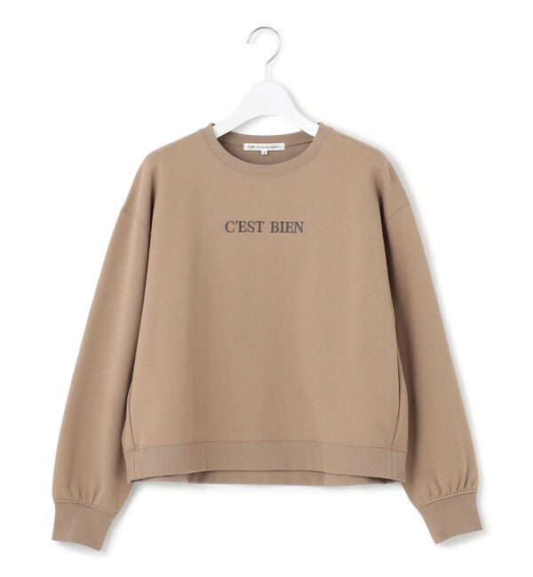 23区「【一部店舗限定/洗える】クリアコットンテリー セットアップ ロゴ スウェット」|Tシャツ・カットソー|