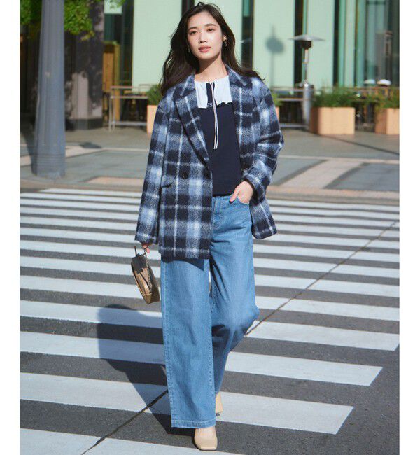 23区「【一部店舗限定/洗える】クリアコットンテリー セットアップ ロゴ スウェット」|Tシャツ・カットソー|