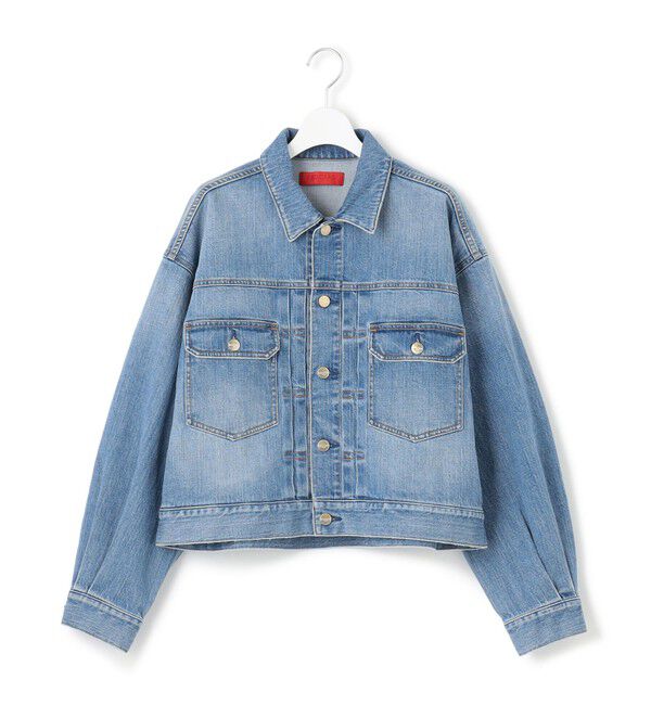 23区「【Oggi3月号掲載/RED CARD TOKYO&times;23区】ショート丈 デニム ジャケット」|デニムジャケット|