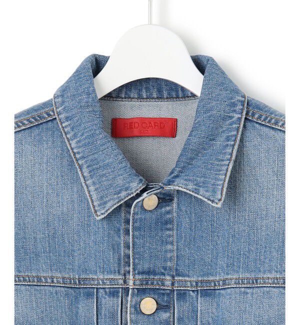 23区「【Oggi3月号掲載/RED CARD TOKYO&times;23区】ショート丈 デニム ジャケット」|デニムジャケット|