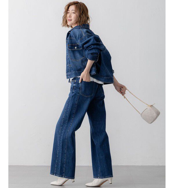 23区「【Oggi3月号掲載/RED CARD TOKYO&times;23区】ショート丈 デニム ジャケット」|デニムジャケット|