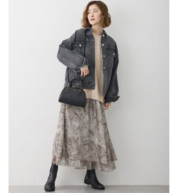 23区「【滝沢眞規子さん着用/RED CARD TOKYO&times;23区】オーバーサイズ デニム ジャケット」|デニムジャケット|