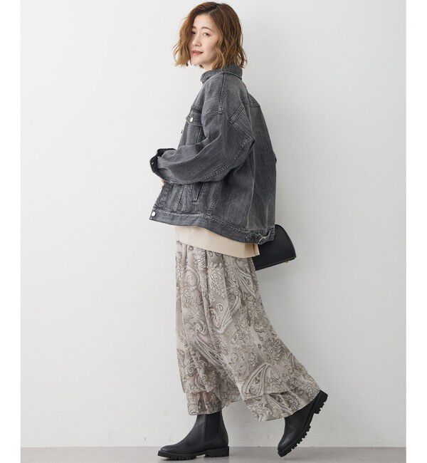 23区「【滝沢眞規子さん着用/RED CARD TOKYO&times;23区】オーバーサイズ デニム ジャケット」|デニムジャケット|