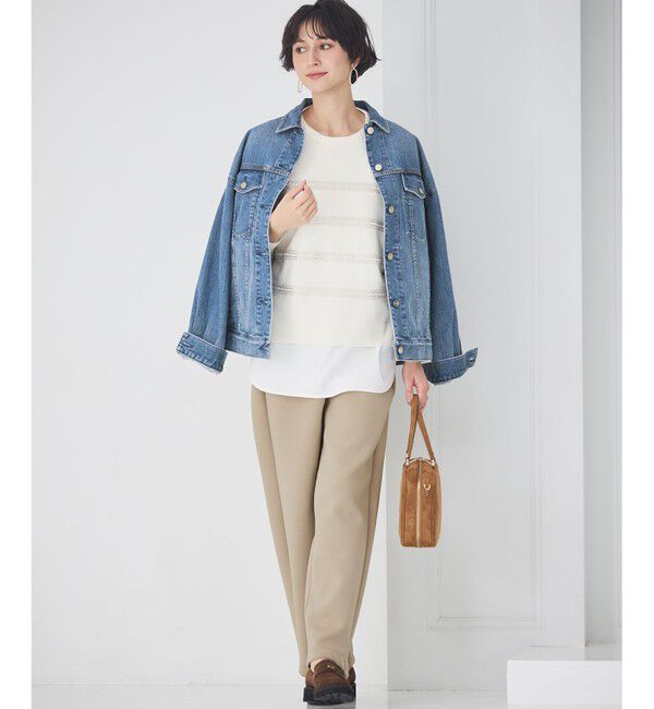 23区「【滝沢眞規子さん着用/RED CARD TOKYO&times;23区】オーバーサイズ デニム ジャケット」|デニムジャケット|