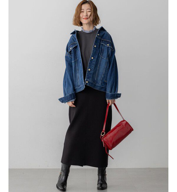 23区「【滝沢眞規子さん着用/RED CARD TOKYO&times;23区】オーバーサイズ デニム ジャケット」|デニムジャケット|