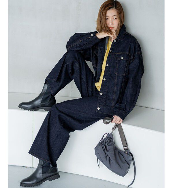 23区「【滝沢眞規子さん着用/RED CARD TOKYO&times;23区】オーバーサイズ デニム ジャケット」|デニムジャケット|