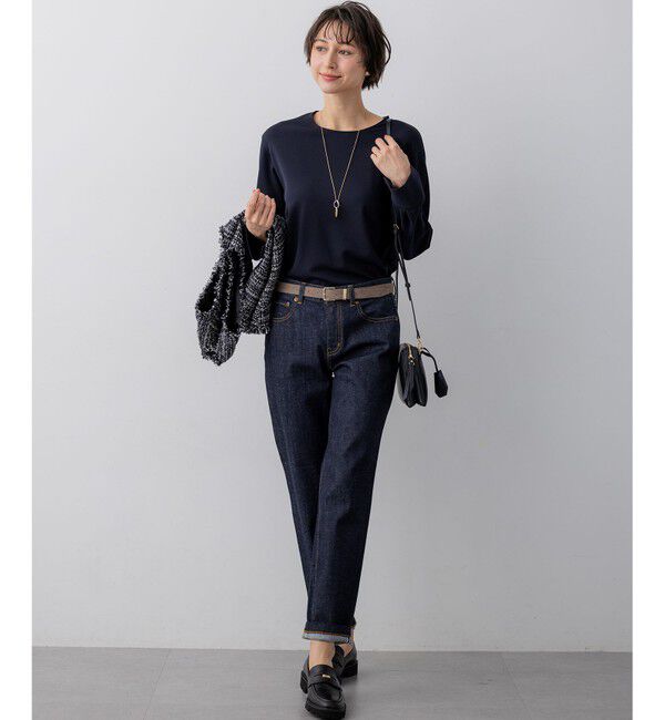 23区「バックボタン TEEブラウス」|シャツ・ブラウス|