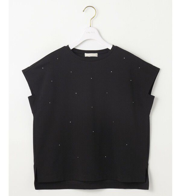 ANY SIS「【洗える】ビジュー付き カットソー」|Tシャツ・カットソー|