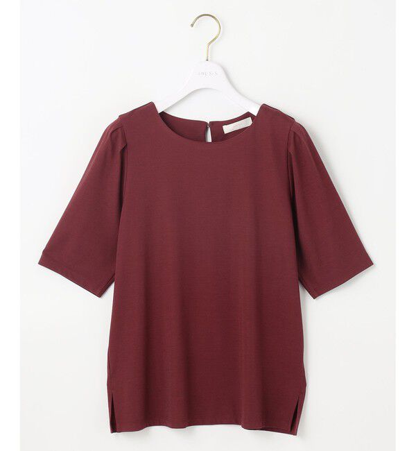 ANY SIS「【接触冷感・UVカット・洗える】ハイストレッチスムースタックスリーブ カットソー」|Tシャツ・カットソー|