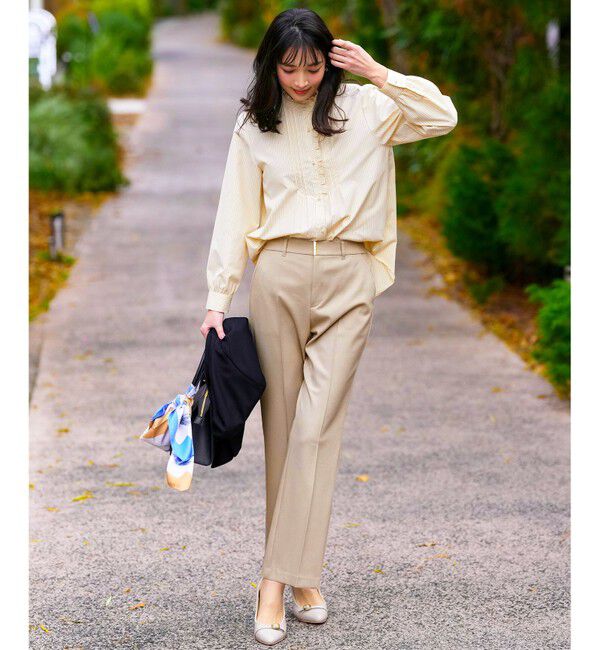 ANY SIS「フリルスタンド シャツ」|シャツ・ブラウス|