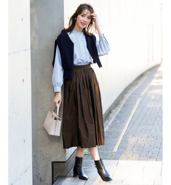 ANY SIS「フリルスタンド シャツ」|シャツ・ブラウス|