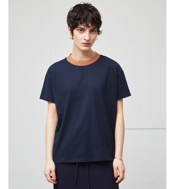 BEIGE,「【洗える】BRICKA / バイカラーTシャツ」|Tシャツ・カットソー|Navy&times;Camel