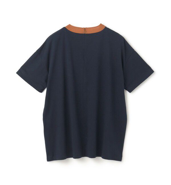 BEIGE,「【洗える】BRICKA / バイカラーTシャツ」|Tシャツ・カットソー|