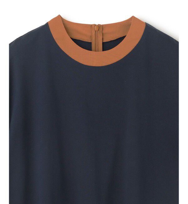 BEIGE,「【洗える】BRICKA / バイカラーTシャツ」|Tシャツ・カットソー|