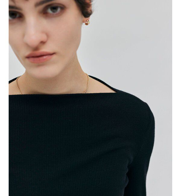 BEIGE,「【一部店舗限定・洗える】FORD / ボートネックトップス」|Tシャツ・カットソー|