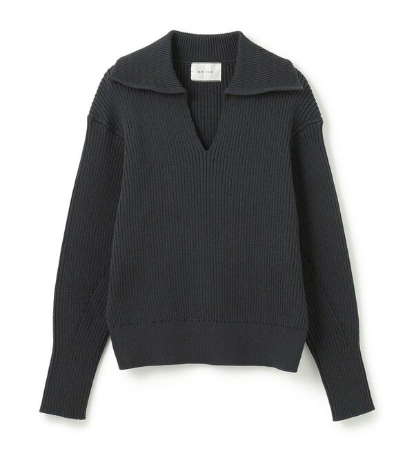 BEIGE,「【洗える】THURET / リブニット」|ニット・セーター|