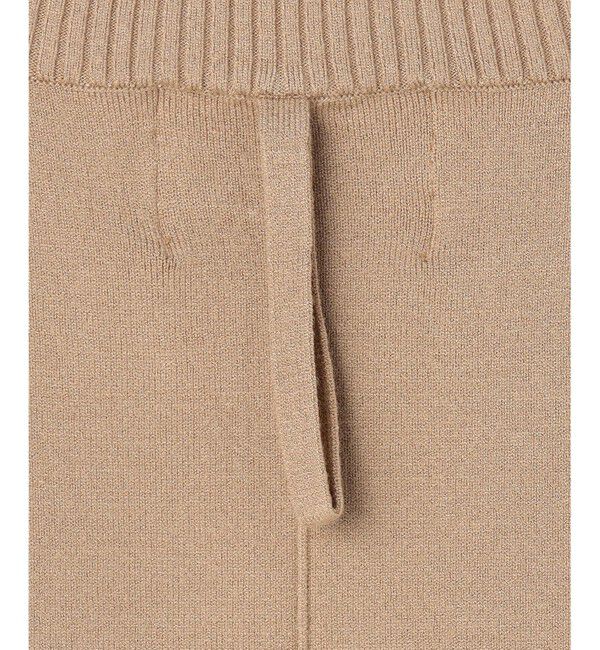 BEIGE,「【WEB限定・洗える】WILLOW / ストレッチクルーネックリブニット」|ニット・セーター|