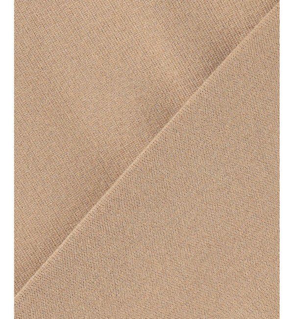 BEIGE,「【WEB限定・洗える】WILLOW / ストレッチクルーネックリブニット」|ニット・セーター|