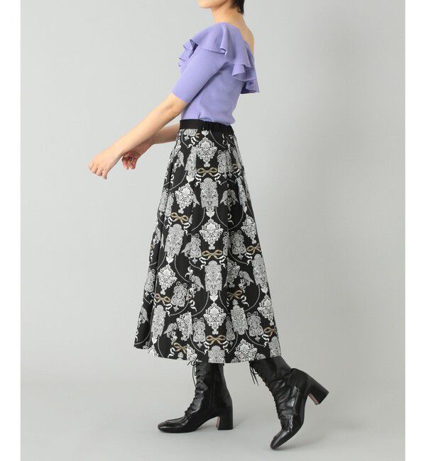  「サイドフリルリブニットトップ」|ニット・セーター|