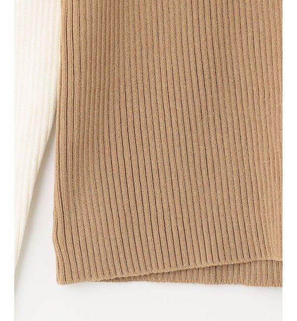 Diagram「バイカラーリブニットトップ」|ニット・セーター|