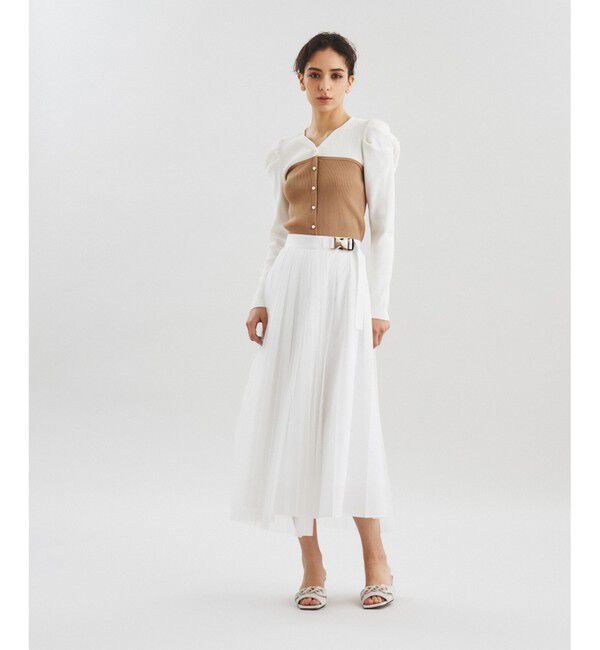 Diagram「バイカラーリブニットトップ」|ニット・セーター|