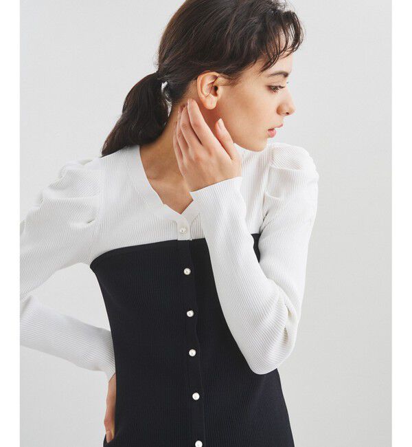 Diagram「バイカラーリブニットトップ」|ニット・セーター|