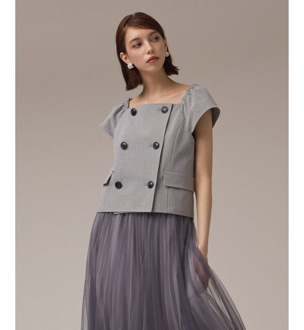 Diagram「コンパクトジャケットトップ」|その他|ストライプ