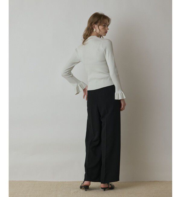 GRACE CONTINENTAL「ラメリブニットトップ」|ニット・セーター|