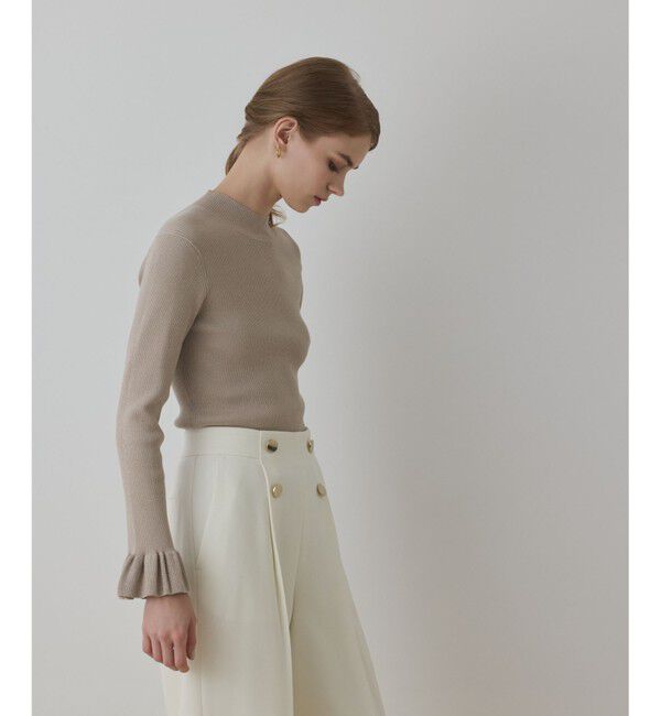 GRACE CONTINENTAL「ラメリブニットトップ」|ニット・セーター|