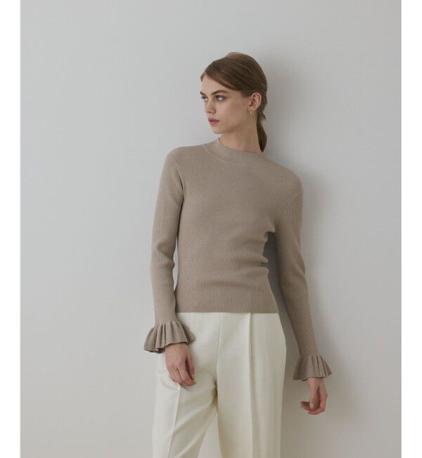 GRACE CONTINENTAL「ラメリブニットトップ」|ニット・セーター|