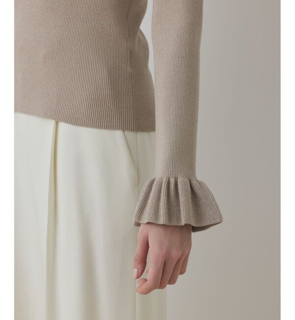GRACE CONTINENTAL「ラメリブニットトップ」|ニット・セーター|