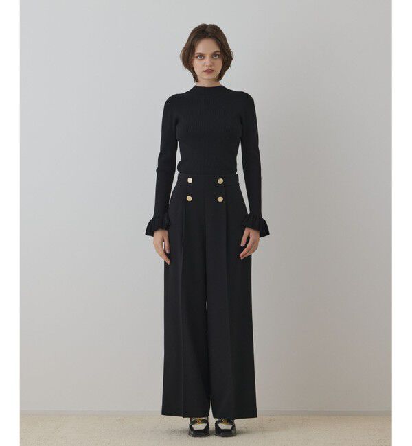 GRACE CONTINENTAL「ラメリブニットトップ」|ニット・セーター|