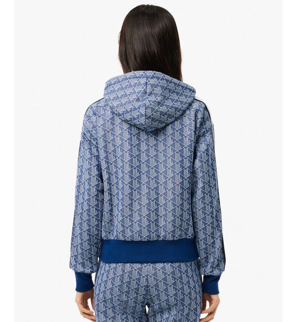 LACOSTE「モノグラムジャカードジップアップフーディー / トラックジャケット」|パーカー|