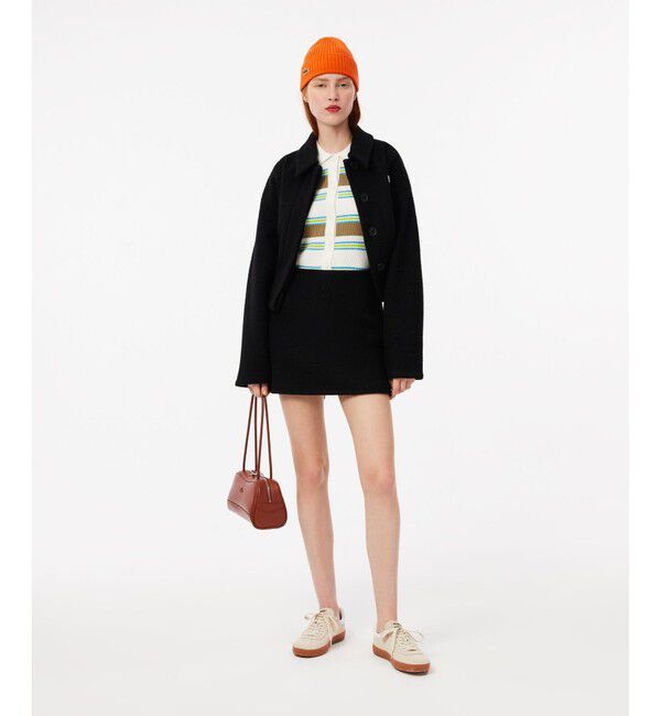 LACOSTE「リブニットボーダーシャツ」|ニット・セーター|