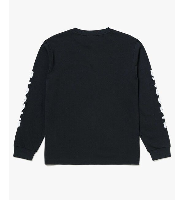 LACOSTE「ヘビーウェイトスリーブプリント ロングリブスリーブTシャツ」|Tシャツ・カットソー|