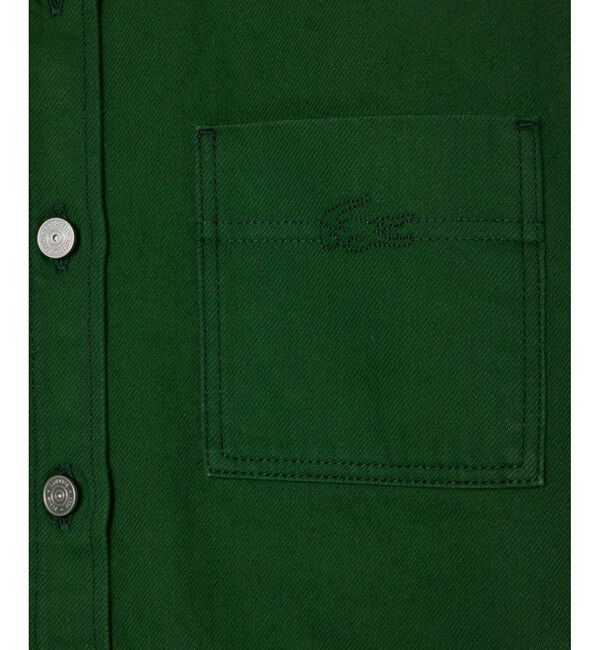 LACOSTE「ウィメンズワーク デニムシャツジャケット / カバーオール」|デニムジャケット|