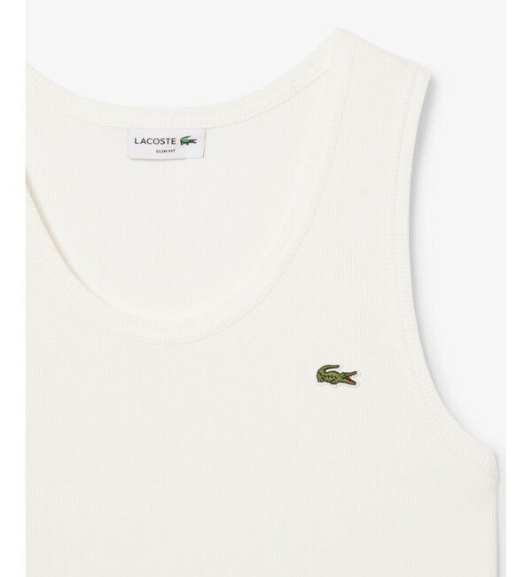 LACOSTE「コットンリブニットタンクトップ」|Tシャツ・カットソー|