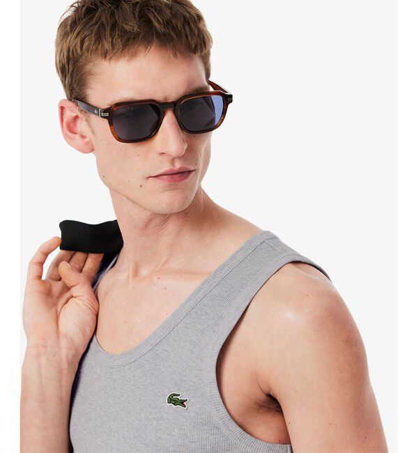 LACOSTE「コットンリブニットタンクトップ」|Tシャツ・カットソー|